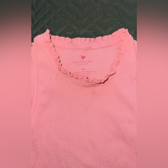 Pink Chicken Organic Rib Tank - Picture 2 of 2